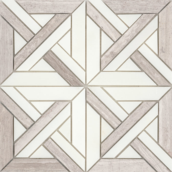 Emser Alluro 12"x12" Mini Castle Cream