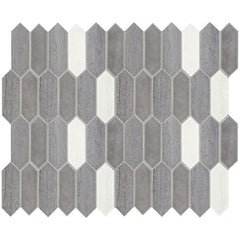 Daltile Fonte 2" X 6" Picket Heather Harbor Blend