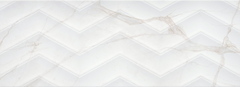 Emser Sculpture 13"x36" Polished Chevron Oro